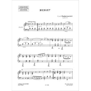 Menuet Piano